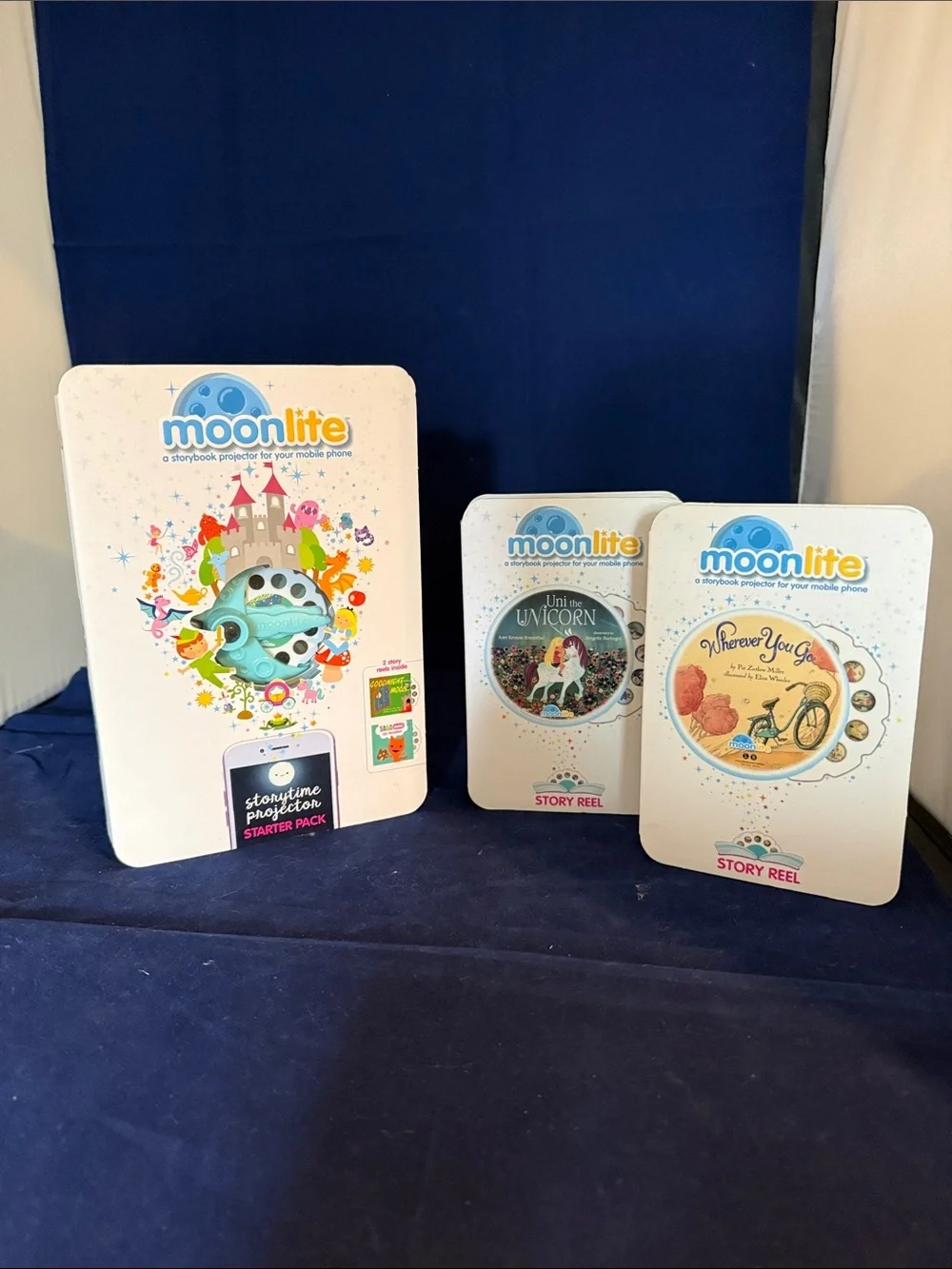 Moonlite Storytime Projector Starter Pack - White